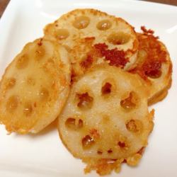れんこん挟み揚げ