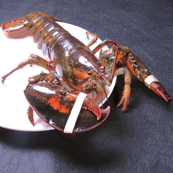 Live lobster grilled on an iron plate (500g ~)