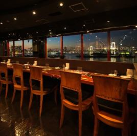 [Counter seats (2 people x 7)] We have counter seats for 2 people who can enjoy the magnificent view in front of you and delicious yakiniku at the same time.Ideal for couples and couples.