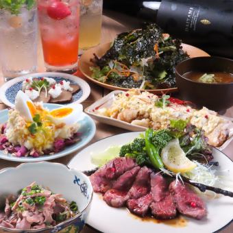 [宴会にオススメ◎]  120分飲み放題付きタルタルチキン南蛮全8品　5,000円