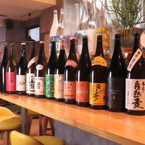飲みやすい焼酎が豊富◎