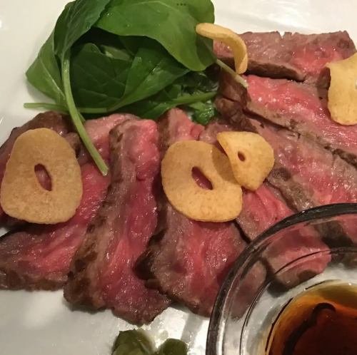 宮崎牛もも肉のたたき