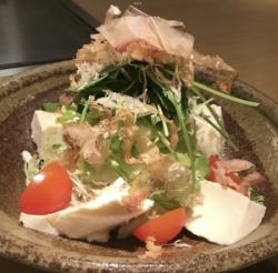 音頭縐麵和豆腐沙拉