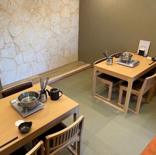 落ち着いた店内