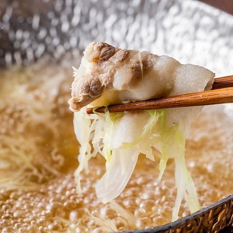 【沖縄県産あぐー豚を楽しむ】人気のしゃぶしゃぶ料理多数ご用意