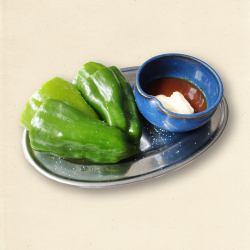 chilled green pepper