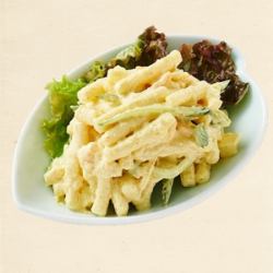 마카로니 샐러드 카레 맛