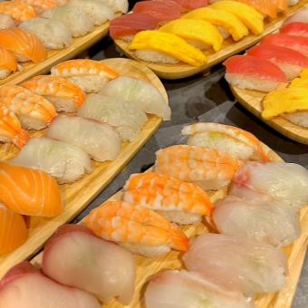 【若潮◎ランチ限定】◇90分制 お料理のみ◇ 寿司食べ放題コース♪ 2750円(税込)