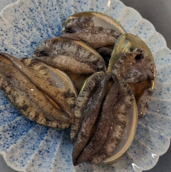 蝦夷あわび（大潮コースは食べ放題）