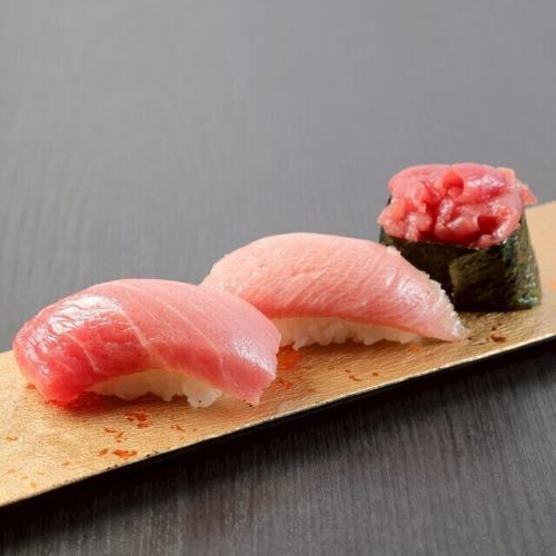 藍鰭鮪魚壽司品嚐對比