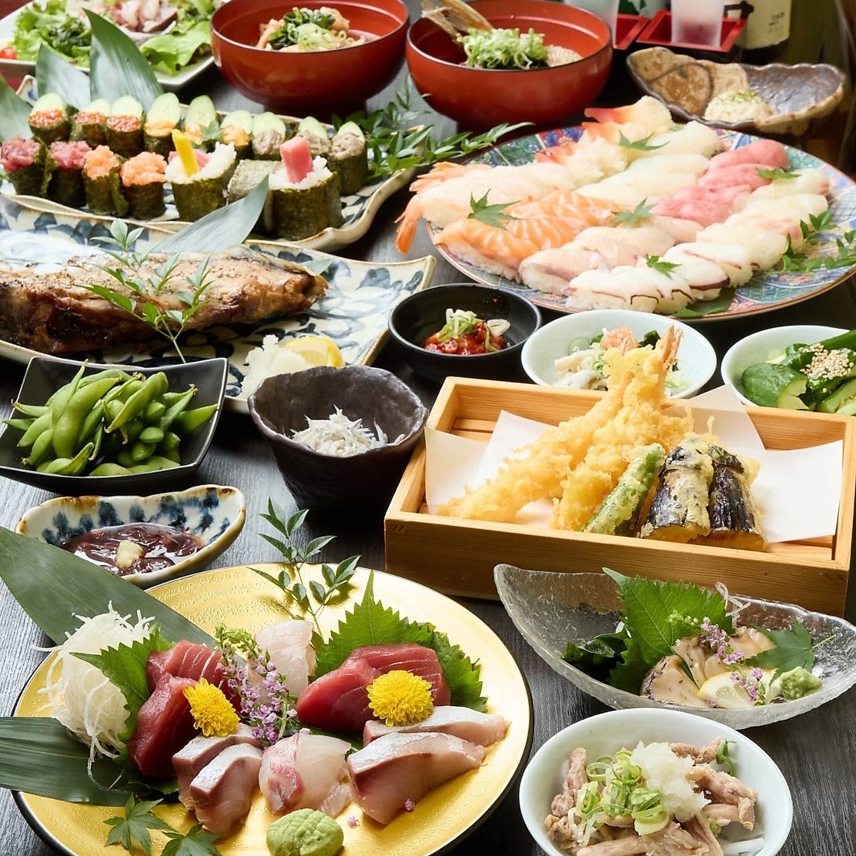 生産者直営の新鮮な海鮮を楽しむオーダービュッフェ♪2ランク上の食べ放題をご堪能◎
