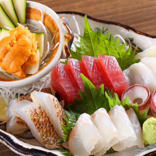 seafood sashimi