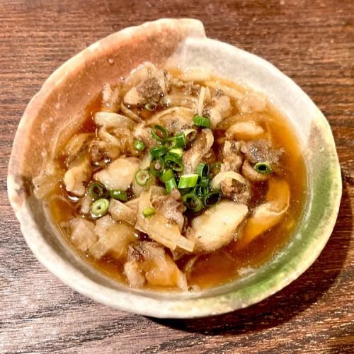 Beef tendon simmered in ponzu sauce