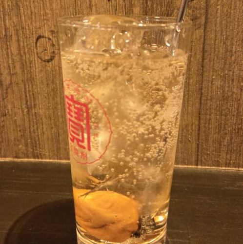 Salty pickled plum sour