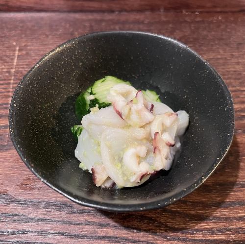 水タコワサビ和え