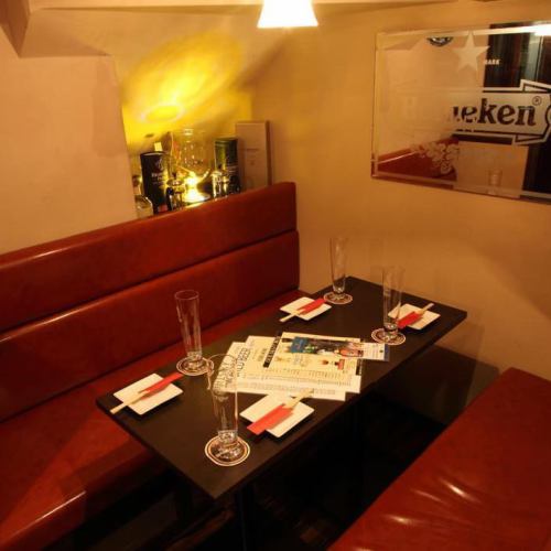 It is a semi-private room ♪ We have seats for 4 to 6 people, depending on the number of people ♪ We are flooded with inquiries at various drinking parties such as drinking parties, girls' parties, birthday parties!