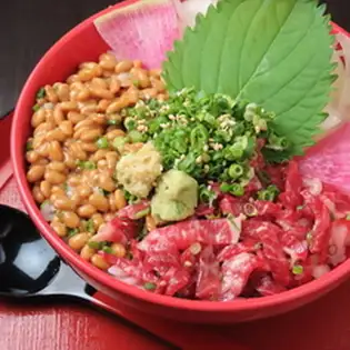 櫻花納豆蓋飯