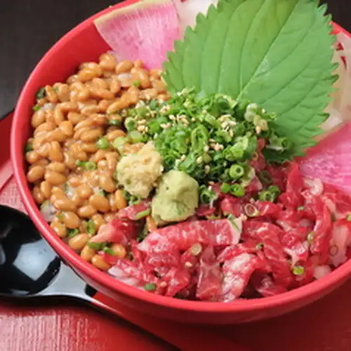 櫻花納豆蓋飯