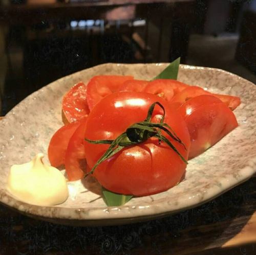 [Cold in kinkin] Tomato slice with gari