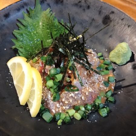 至福のコク!自家製胡麻カンパチ