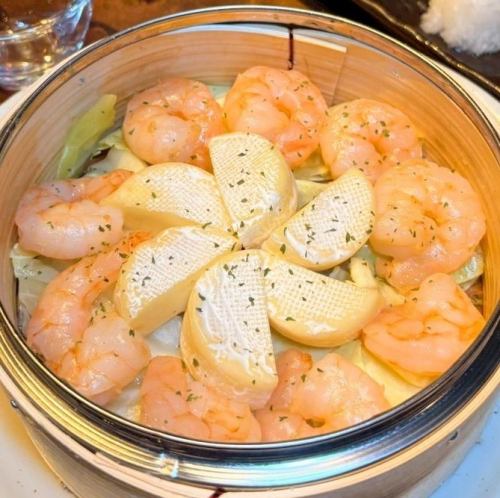 禁断の共演!海老とカマンベールチーズ