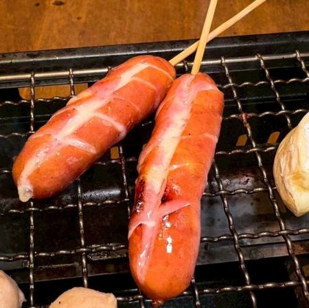 チーズ入りシャウエッセン串