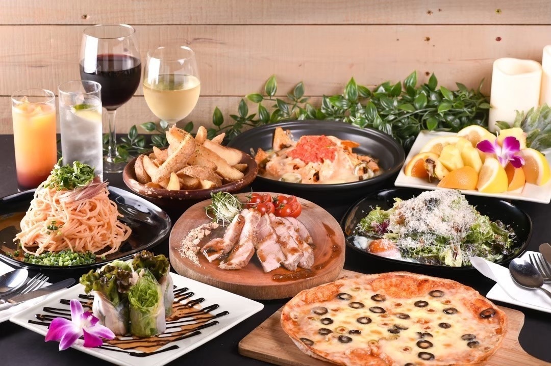 新宴会大全　料理とその演出 スタンダード☆】2時間飲放題付コース♪クーポン利用で3Hに延長OK