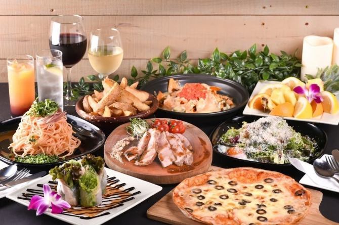スタンダード☆】2時間飲放題付コース♪クーポン利用で3Hに延長OK