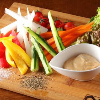 Vegetable stick salad