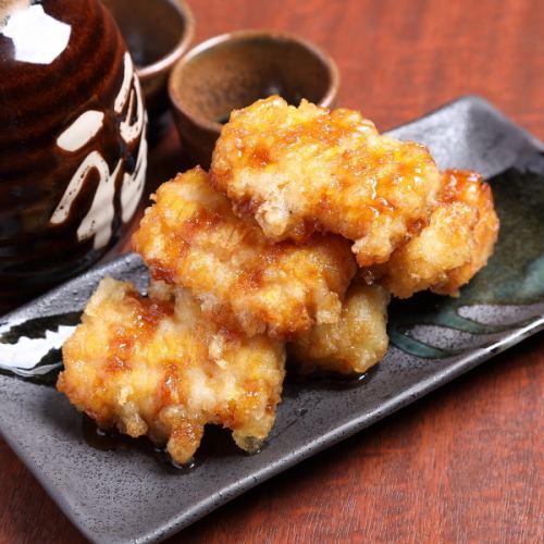 当店限定メニュー「とうもろこしの唐揚げ」