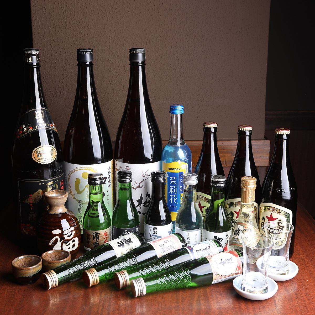 二次会にオススメの単品飲み放題もご用意しております。