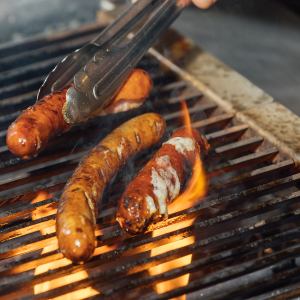 オリジナルソーセージ2種盛り/two sausage platter