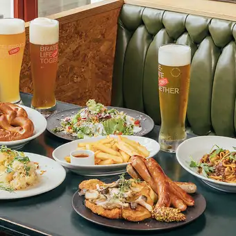 【期間限定オクトーバーフェストコース2026】２Hクラフトビール全種飲み放題＆ソーセージなど9品