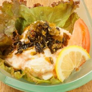 명란 다카나 감자 샐러드