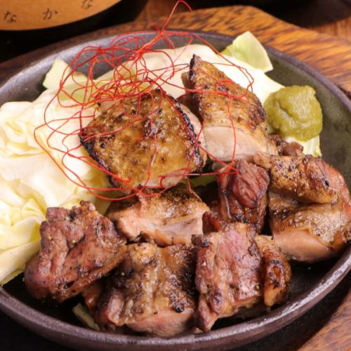 越の鶏もも 炭火焼き