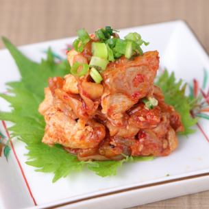 鶏ハラミチャンジャ