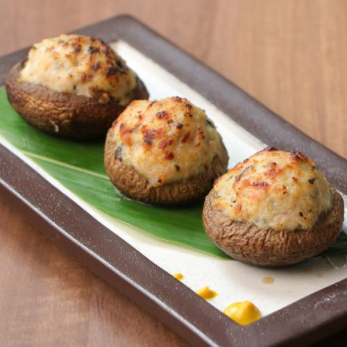 シイタケ肉詰め