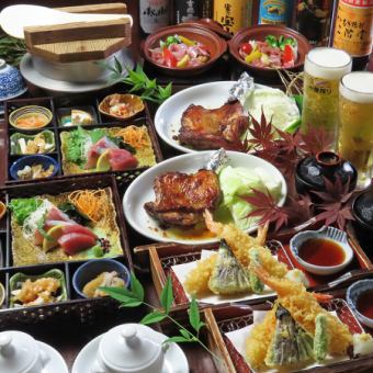 《個室確約》【3】2H飲み放題付き【骨付鳥コース5000円】（7品）料理のみ3800円