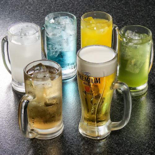 [Drinks are affordable] Recommended drink set course is definitely recommended! 4 drink set 1200 yen ~ ◎