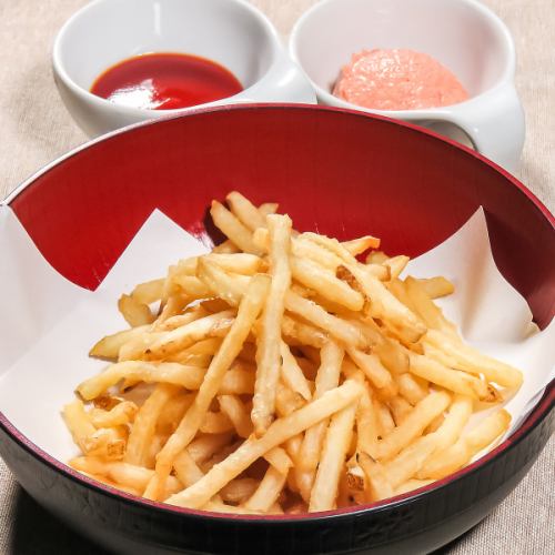 [Popular] Crispy French fries (ketchup, mentaiko mayonnaise) 460 yen