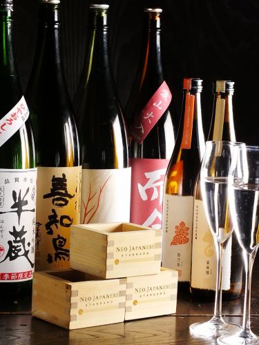 各地の日本酒取り揃えております。