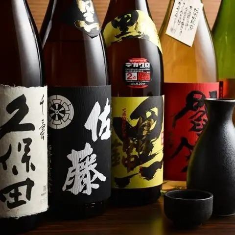 豊富な日本酒と焼酎