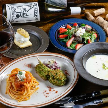 【記念日におすすめ】ランチコース+メッセージ付デザートプレート+チェキ撮影3000円(税込)