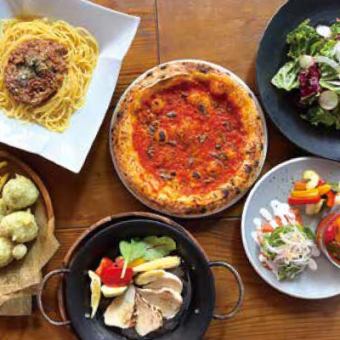 You can eat good spoon's pizza, pasta, and meat!? All-you-can-drink plan for a limited time: 4,500 yen → 3,500 yen