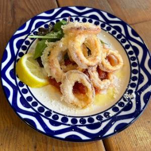 Live squid fritto ~anginbo style~ (salsa sauce)