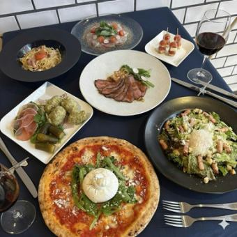 【120分飲み放題付】ローストビーフもブラータチーズも堪能できる! 期間限定6000円→5000円