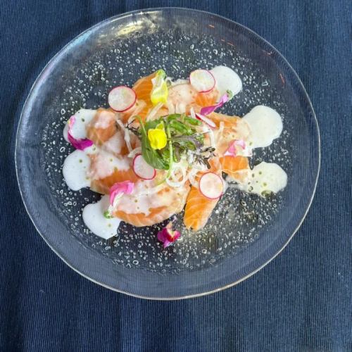 サーモンのカルパッチョ