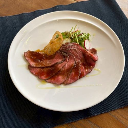 低温調理 絶品ローストビーフ ~自家製オニオンソース~