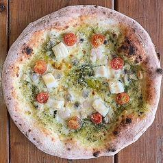 シーフードジェノベーゼピッツア