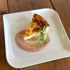 自家製バスクチーズケーキ